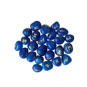Blue Onyx Rune Stones 20-30mm Blue Onyx Rune Stones 20-30mm